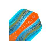 Harrows Silika Lumen Crystalline Coated Flights - CYAN ORANGE