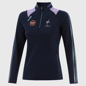 O'Neills Kildare GAA Ladies Dynamo Brushed Half Zip Top - 5/6 yrs