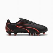 Puma Vitoria FG Kids Football Boots - Black/Red - 11K