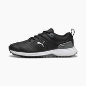 Puma Fusion Plus Spikeless Golf Shoes - Black/White - BLK WHITE - 8