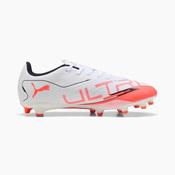 Puma Ultra 5 Play FG Football Boots - White/Black/Red - 9
