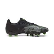 Puma Future 8 FG Football Boots - Black/Silver/Green - 10