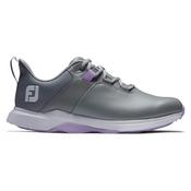 FootJoy Ladies ProLite Golf Shoes - Grey/Lilac - 6