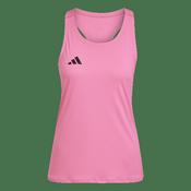 adidas Ladies Adizero Essentials Running Tank - Pink - L
