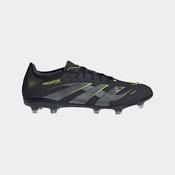 adidas Predator Pro FG Football Boots - Black/Carbon/Lemon - 9.5