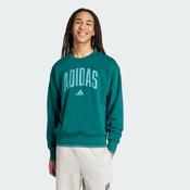 adidas Mens Collegiate Crewneck Top - Green - S