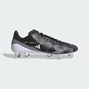 adidas Adizero RS15 Ultimate SG Rugby Boots - Black/Grey - 12