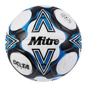 Mitre Delta One Football – White/Black/Blue - 5 image