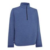 Callaway Hex Textured 1/4-Zip Golf Fleece - Blue Heather - 3XL
