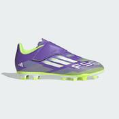 adidas F50 Club Hook-and-Loop FG Kids Football Boots - Purple - 7.5K