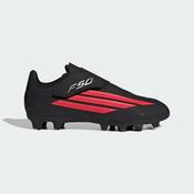 adidas F50 Club Velcro FG Kids Football Boots - Black/Red/White - 9K
