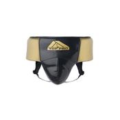 Top Pro Carbon Velcro Abdominal Guard - Black/Gold - S/M image