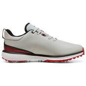Puma Fusion Grip ST Golf Shoes - Grey/Black/Apple - 8