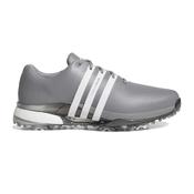 adidas Tour360 24 Golf Shoes - Grey /White/Iron - 10