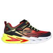 Skechers Boys S Lights: Flex-Glow Ultra - Charcoal/Red - 2