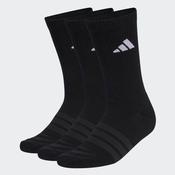 adidas Crew Socks 3 Pack - Black - M