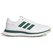adidas S2G Golf Shoes - White/Green/Gum - 8