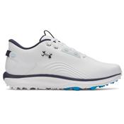 Under Armour Drive Fade 2 Spikeless Golf Shoes - White/Silver - 11