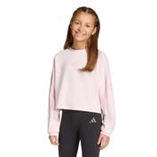 adidas Future Icons 3 Stripes Cropped Sweatshirt - 11/12 yrs