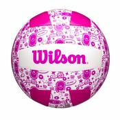 Wilson Stamp Volleyball - Pink/White