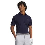 Under Armour Tee To Green Pique Polo Shirt - Navy/White - M
