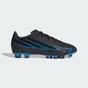 adidas F50 Hyperfast Club FG/MG Kids Football Boots - Black/Blue - 4 image