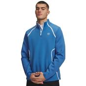 Under Armour Drive 1/4 Zip Golf Top - Blue/White - M image