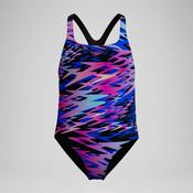 Speedo Girls Hyperboom Allover Medalist One-Piece Swimsuit - 14K image