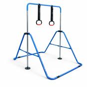 Urban Fitness Gymnastics Folding Horizontal Bar - Blue image