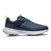 FootJoy Qualifier Waterproof Golf Shoes - Navy/Blue - 8 image