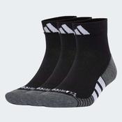 adidas CLIMACOOL Quarter Socks 3 Pack - Black/White - M image