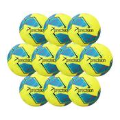 Precision Fusion FIFA Basic Training Ball Yellow/Teal - 10 Pack image