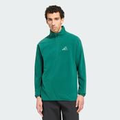adidas Terrex Essentials Half Zip Fleece Top - Green - M image