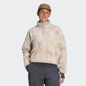 adidas Terrex Multi Pile Fleece Pullover - Grey/Brown - S image