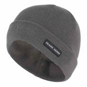 Island Green Men's Knitted Beanie - Charcoal image