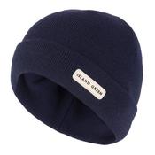 Island Green Men's Knitted Beanie - Navy image