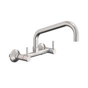 Wall Mount Kitchen Sink Mixer - Stainless Steel image
