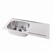 Inset Hospital Sink Top 1028 x 500mm - Large Bowl image
