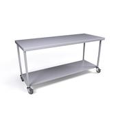 1800 x 700mm Mobile Stainless Steel Table image
