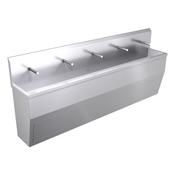 3000mm Floor Standing Wash Trough, Sensor Operated