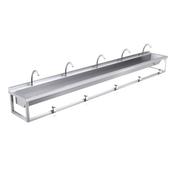 3000mm Wash Trough, Leg Pedal Operated