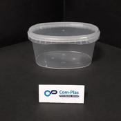 540ml Oval Pot (Box of 292) - ComPlas Packaging Ltd