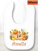 Personalised Halloween Bib (White 1st) - Config image