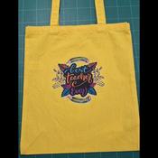 Personlised Teachers Tote Bag (Yellow) - Config
