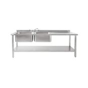 DBRD1800 Large Double Sinks Right Drainer image