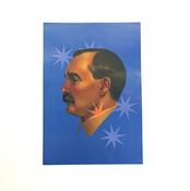 James Connolly Print Blue image