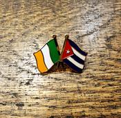 Ireland Cuba Solidarity Pin
