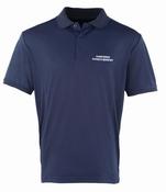 Physiotherapist Navy Polyester Stretch Polo Shirt image