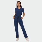 Hisu Belle stretchy Scrub Set Navy image