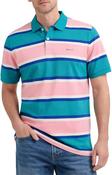 Gant Multistripe Short Sleeved Polo - Aqua Blue image